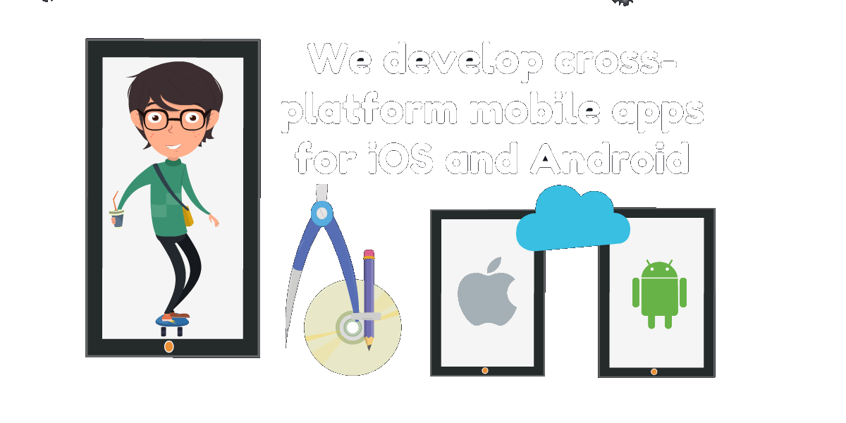 we develop mobile apps for iOS, Android and windows platforms